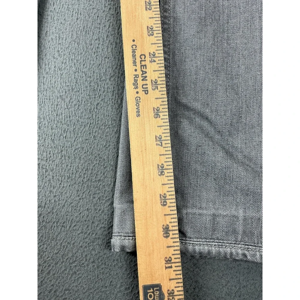 Hudson Jeans Mens 33x32 Gray Byron Five Pocket Straight Stretch Denim Mexico